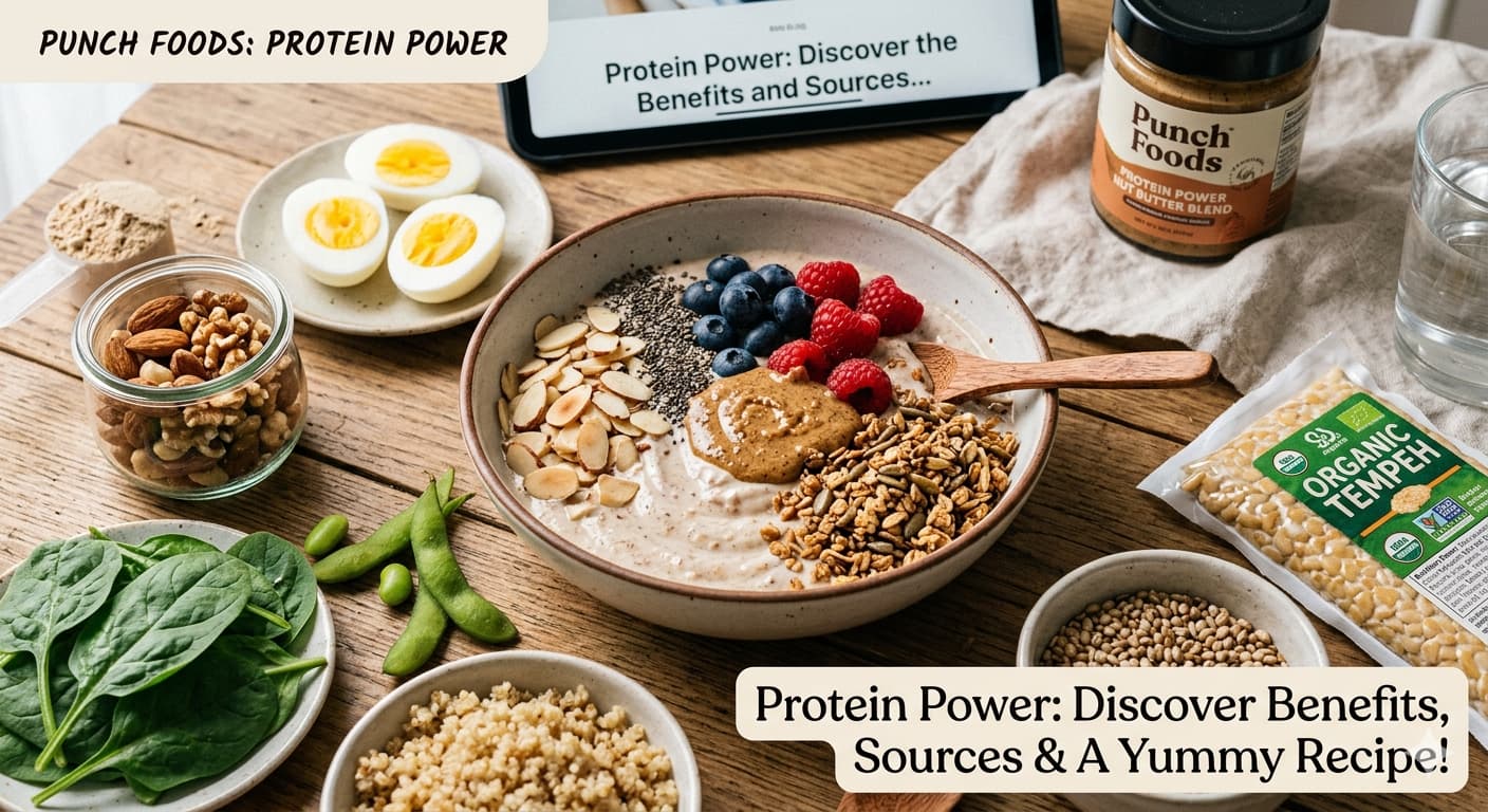 Protein Power: Discover the Benefits and Sources of this Macronutrient, plus a yummy creation from us!