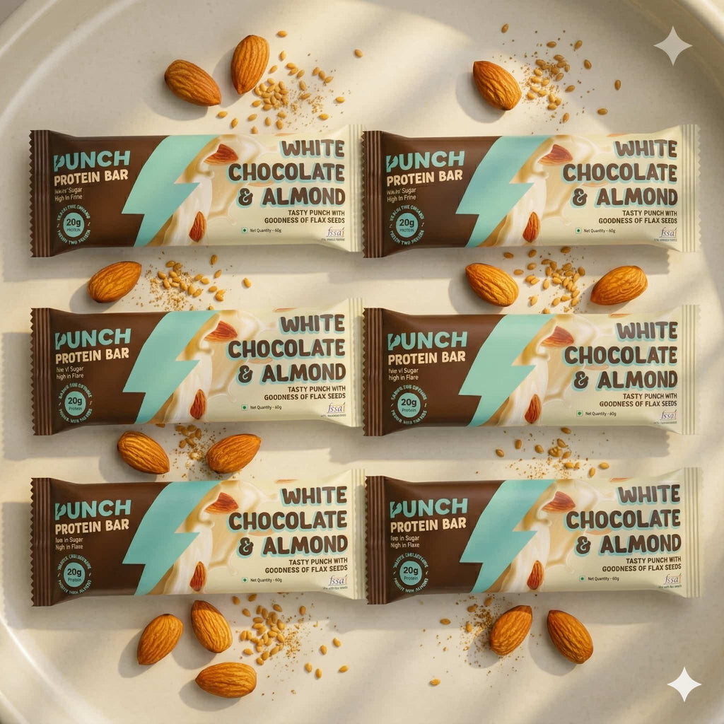 Protein Bar: White Chocolate Almond (Pack of 6)
