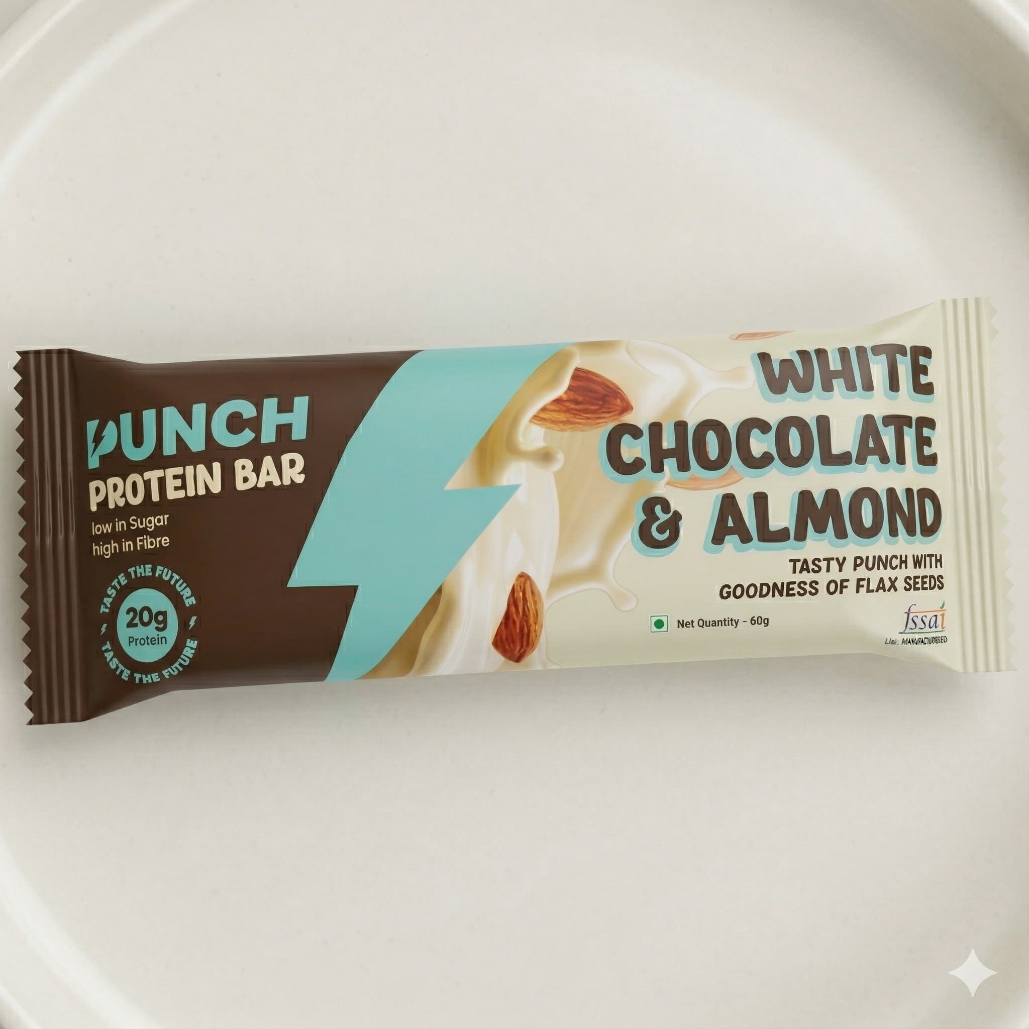 Protein Bar: White Chocolate Almond (20g protein)