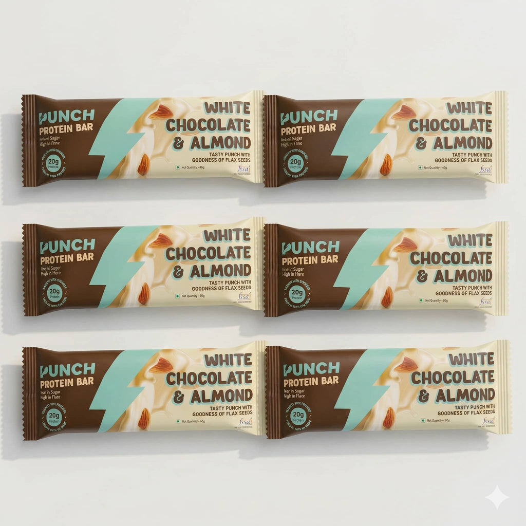Protein Bar: White Chocolate Almond (Pack of 6)