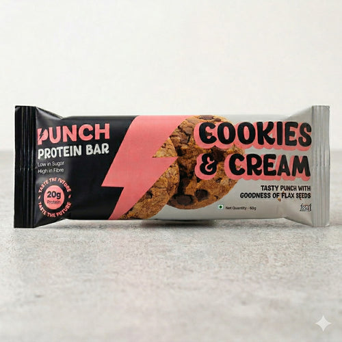 Protein Bar: Cookies & Cream (20g protein)