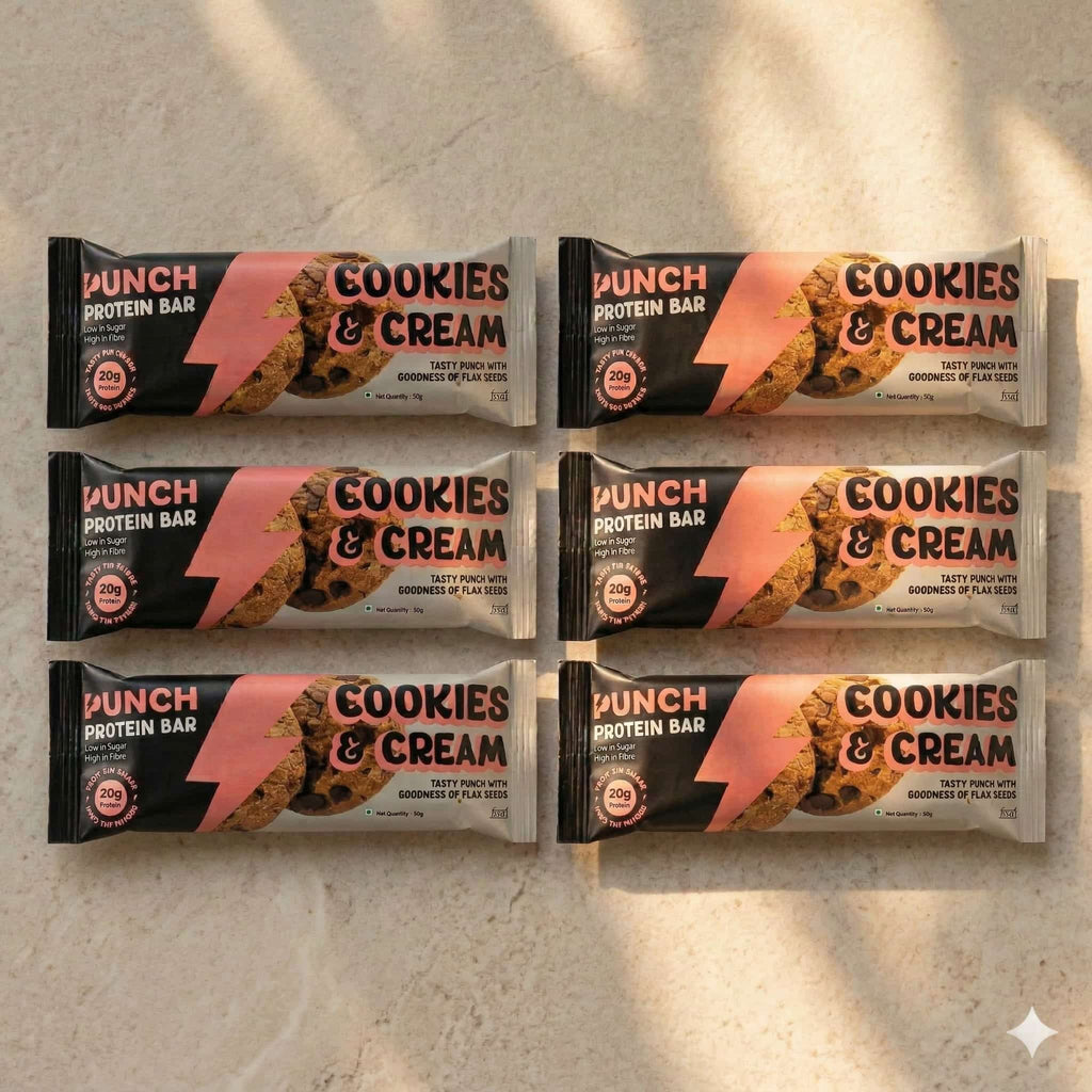 Protein Bar: Cookies & Cream (Pack of 6)
