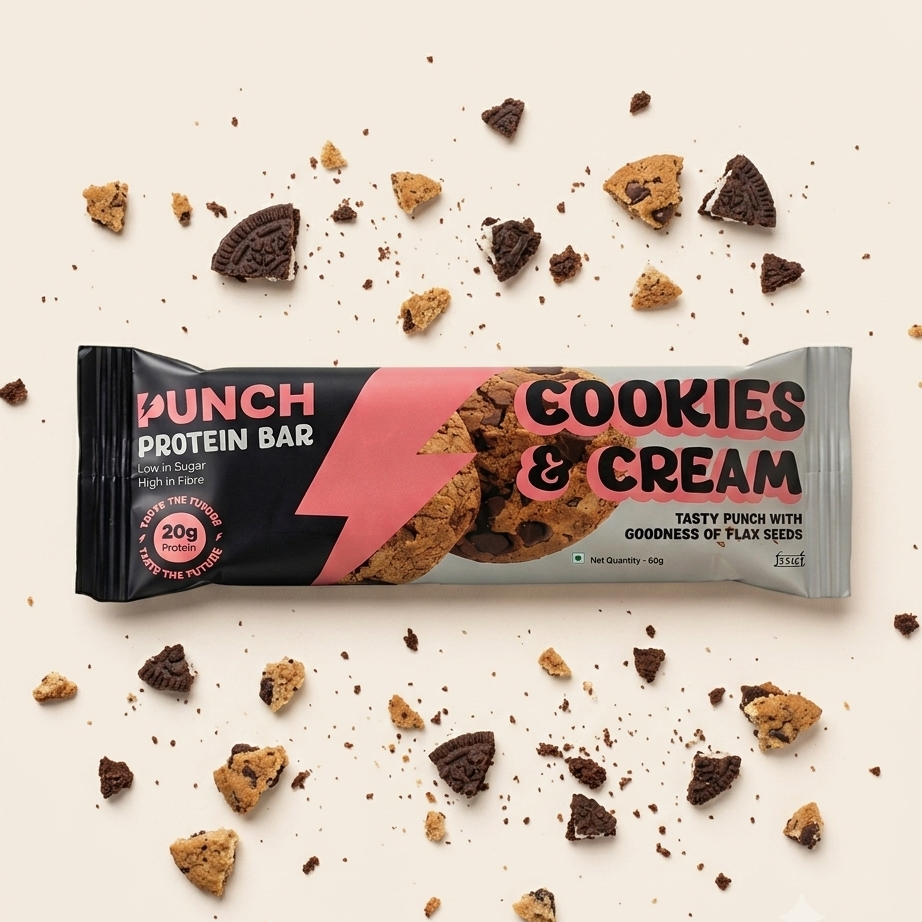Protein Bar: Cookies & Cream (20g protein)