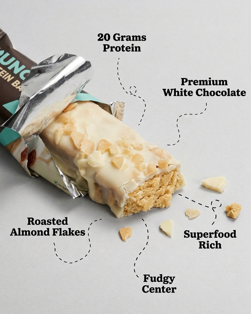 Protein Bar: White Chocolate Almond (20g protein)