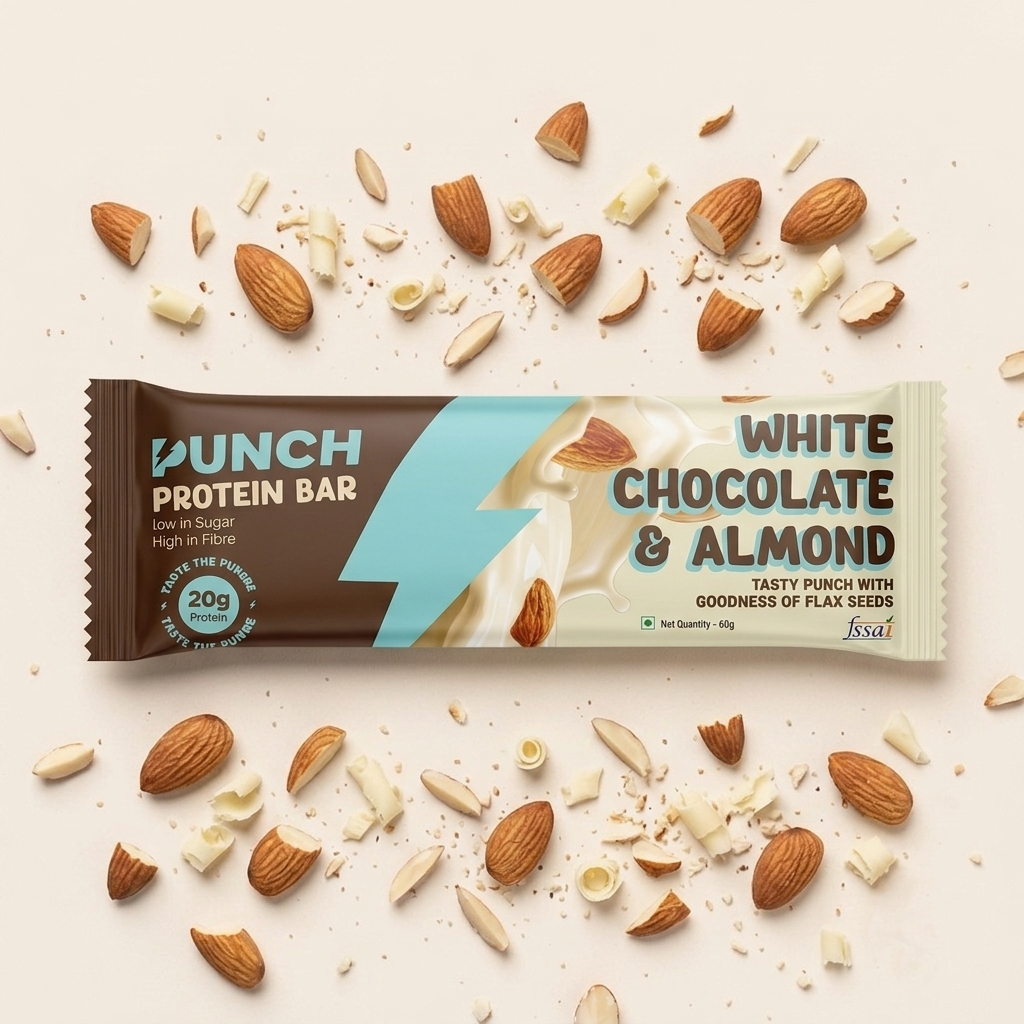 Protein Bar: White Chocolate Almond (20g protein)